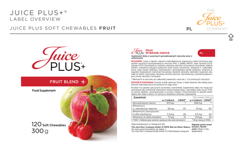 Fruit, Vegetable & Berry Blend Chewables